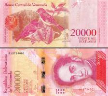 *20 000 Bolívares Venezuela 2016, P99a UNC - Kliknutím na obrázok zatvorte -